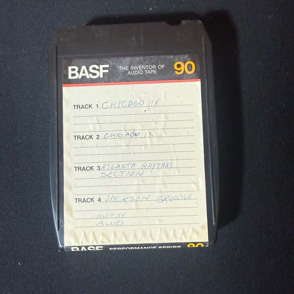 BASF Performance Series 90 Blank 8-Track Tape with Recorded Content (Chicago, At